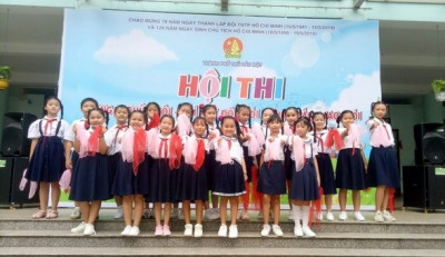 Hội thi cấp thành phố "Nghi thức Đội - Chỉ huy Đội giỏi - Phụ trách sao giỏi và múa hát tập thể" năm học 2018 - 2019