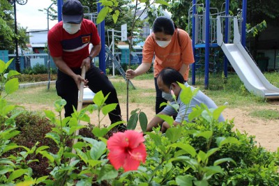 Trường Tiểu học Chánh Nghĩa phát động ngày hội trồng cây