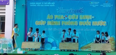 Áo phao cứu sinh - Giúp mình phòng đuối nước