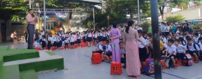 Hân hoan chào đón Tân học sinh lớp 1 vào trường Tiểu học