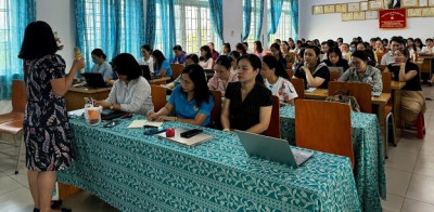 Tập Huấn Ra Đề Kiểm Tra Tiếng Anh Tích Hợp Kỹ Năng Nói & Ứng Dụng AI tại TP. Thủ Dầu Một