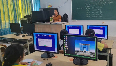 Tưng bừng tổ chức Kỳ thi VioEdu cấp Thành phố Thủ Dầu Một năm học 2024 - 2025