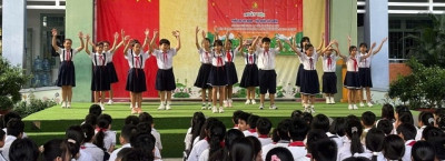 Rộn ràng ngày hội “Thiếu nhi vui khỏe - Tiến bước lên Đoàn” năm học 2024-2025 tại Liên đội Trường Tiểu học Chánh Nghĩa
