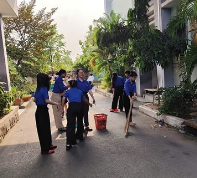 Công trình thanh niên chi đoàn tiểu học Chánh Nghĩa chào mừng kỷ niệm 94 năm ngày thành lập đoàn TNCS HCM