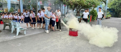 Chương trình tập huấn chuyên đề: “Kỹ năng thoát hiểm khi có cháy” cho học sinh