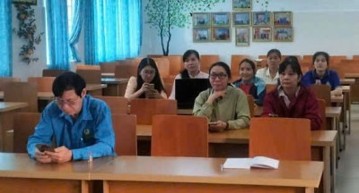 Trường Tiểu học Chánh Nghĩa dự xem Lễ khai mạc Đại hội đại biểu toàn quốc lần thứ XIV của Đảng