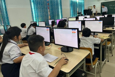 Tổ chức “Khảo sát năng lực học sinh lớp 3 cấp Thành Phố” tại trường Tiểu học Chánh Nghĩa