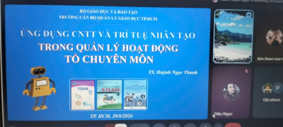 TRƯỜNG TIỂU HỌC CHÁNH NGHĨA THAM GIA LỚP BỒI DƯỠNG TỔ TRƯỞNG CHUYÊN MÔN NĂM 2026