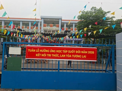 Trường Tiểu học Chánh Nghĩa sôi nổi các hoạt động  “Tuần lễ hưởng ứng học tập suốt đời năm 2026”