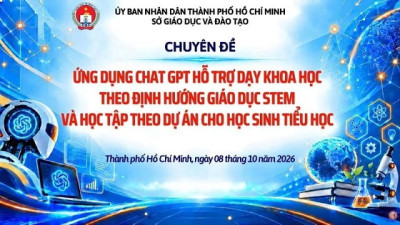 Giáo viên trường Tiểu học Chánh Nghĩa tham gia tập huấn chuyên đề ứng dụng chatGPT trong dạy học