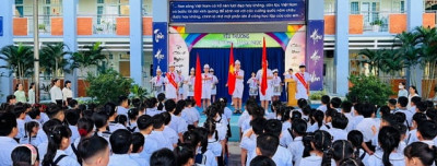 Sinh hoạt dưới cờ – nhớ ơn Bác, lan tỏa việc tốt, hướng đến ngày 20/10