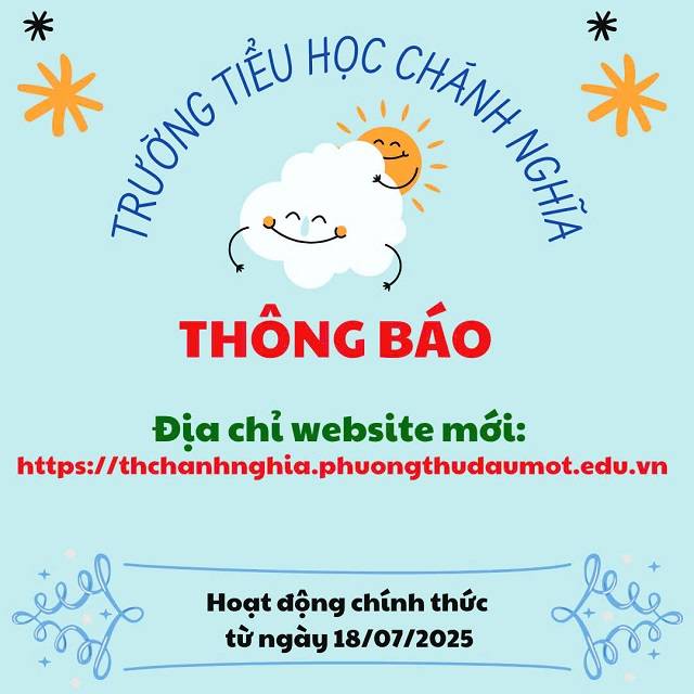 thong bao web moi
