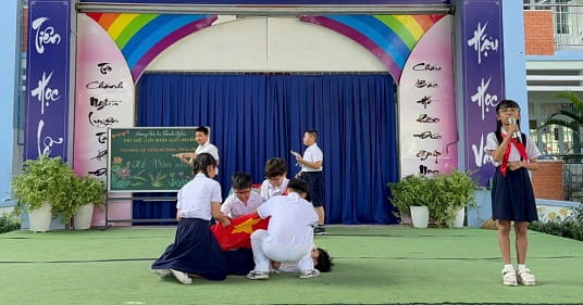 Tiết sinh hoạt dưới cờ tháng 3 NH 2025-2026