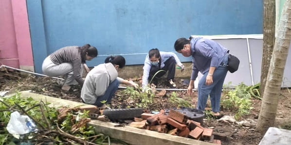 Trường Tiểu học Chánh Nghĩa tổng vệ sinh,  chỉnh trang trường lớp chào đón năm học mới!